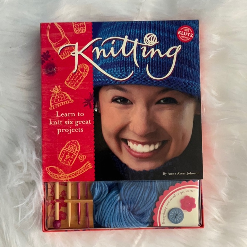 NWT Book Klutz: Learn to knit